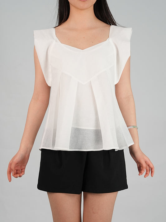 Square Neck Flowy Top